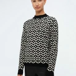 Top 10 💯 OBJECT OBJTHESS L/S JACQUARD KNIT PULLOVER Dames Trui - Maat L ⌛