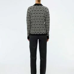 Top 10 💯 OBJECT OBJTHESS L/S JACQUARD KNIT PULLOVER Dames Trui - Maat L ⌛ -Dameskleding Verkoopwinkel 550x733 445