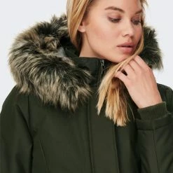 Uitgang ✨ ONLY ONLKATY PARKA 🧥 COAT CC OTW Dames Jas - Maat L 🧨 -Dameskleding Verkoopwinkel 550x733 496