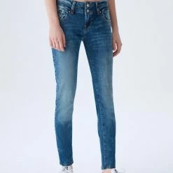 Uitgang 🔔 LTB 👖 Jeans LTB Julita X 👖 Jeans Volwassenen Donkerblauw 🔥 -Dameskleding Verkoopwinkel 550x733 5