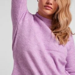 Uitgang ⌛ PIECES PCELLEN LS O-NECK KNIT NOOS BC Dames Trui - Maat M ✨ -Dameskleding Verkoopwinkel 550x733 508