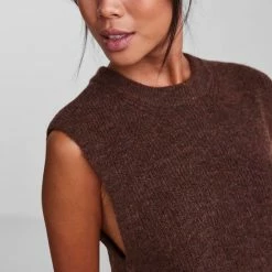 Groothandel π Pieces Dames Top - Gebreide Spencer - Bruin - Maat M π 10 Groothandel π Pieces Dames Top - Gebreide Spencer - Bruin - Maat M π -Dameskleding Verkoopwinkel 550x733 559