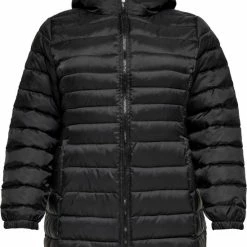 Gloednieuw โ๏ธ ONLY CARMAKOMA CARNEWTAHOE QUILTED HOOD ๐งฅ COAT OTW Dames Jas - Maat S-42/44 ๐