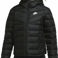 Coupon 🎁 Nike Sportswear Therma-FIT Repel - Dames - Jas - Winterjas - Maat M - Zwart/Zwart/Wit 🔔