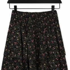 Flash-uitverkoop 😀 Colourful Rebel Noela Flower Rok Blauw Dames - Wijduitlopende Fit - Polyester - L ✔️ -Dameskleding Verkoopwinkel 550x742 3