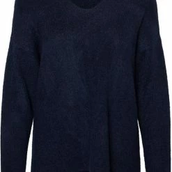 Groothandel 🔥 VERO MODA VMCREWLEFILE LS V-NECK BLOUSE NOOS Dames Trui - Maat L 🌟 -Dameskleding Verkoopwinkel 550x744 2