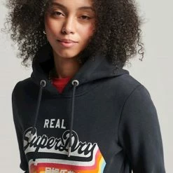 Aanbiedingen 🎁 Superdry Vintage Logo Dames Hoodie - Maat M 🤩 -Dameskleding Verkoopwinkel 550x744