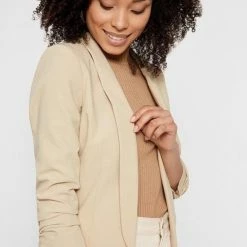 Top 10 🛒 Pieces PCBOSS 3/4 BLAZER NOOS Dames Blazer - Maat XL 🔥 -Dameskleding Verkoopwinkel 550x760 5