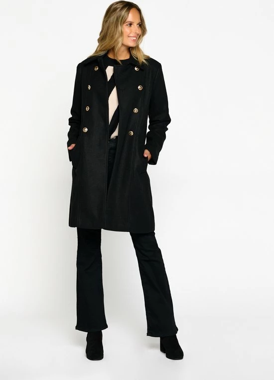 Aanbiedingen ๐ LOLALIZA Lange Jas Met Knopen - Zwart - Maat 42 โค๏ธ 5 Aanbiedingen ๐ LOLALIZA Lange Jas Met Knopen - Zwart - Maat 42 โค๏ธ - Afbeelding 3