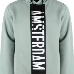 Promo ๐คฉ Fox Originals Vertical Cut Hoodie Heren & Dames Amsterdam Capuchon Trui Katoen Groen Maat XXL โ๏ธ