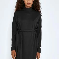 Korting ❤️ NOISY MAY NMCITY AVA L/S SHORT 👗 DRESS NOOS Dames Jurk - Maat L ✨