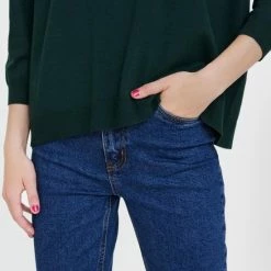 Aanbiedingen 👍 VERO MODA VMNELLIE GLORY 3/4 BOXY BLOUSE GA NOOS Dames Trui - Maat L 😉 -Dameskleding Verkoopwinkel 550x772 1