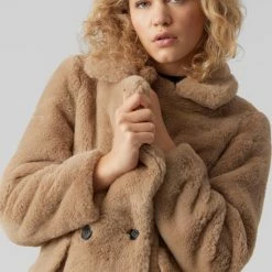 Flash-uitverkoop 😀 VERO MODA VMSUIELLY LONG FAUX FUR 🧥 COAT BOOS Dames Jas - Maat L 🎁 -Dameskleding Verkoopwinkel 550x772 2