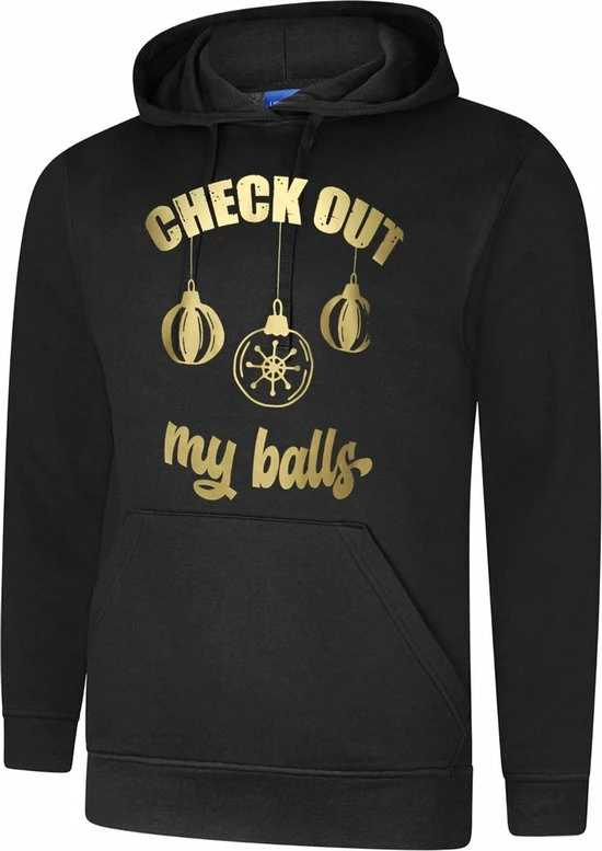 Goedkoopste π Logostar Hooded Sweater - Met Capuchon - Foute Kerst - Kerst Trui - Kerst Sweater - Fun Tekst - Kerstballen - Goud Bedrukt - Check Out My Balls - Maat L β€οΈ 3 Goedkoopste π Logostar Hooded Sweater - Met Capuchon - Foute Kerst - Kerst Trui - Kerst Sweater - Fun Tekst - Kerstballen - Goud Bedrukt - Check Out My Balls - Maat L β€οΈ