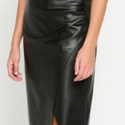 Nieuw 😍 LOLALIZA Wikkelrok In Faux Leder - Zwart - Maat XXL 🛒 -Dameskleding Verkoopwinkel 550x780 15