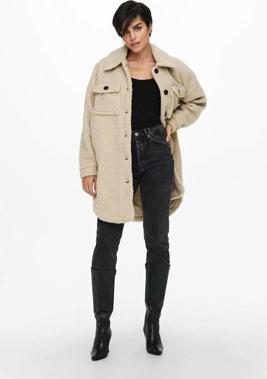 Beste Verkoop 🛒 ONLY ONLNEWCAMILLA TEDDY SHACKET CC OTW Dames Jas - Maat S ✨ 9 Beste Verkoop 🛒 ONLY ONLNEWCAMILLA TEDDY SHACKET CC OTW Dames Jas - Maat S ✨ - Afbeelding 7