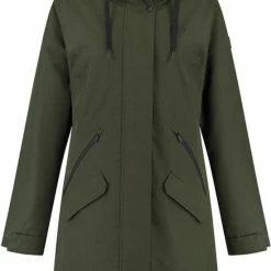 Coupon 🥰 Kjelvik Dames Winterjas - Winterparka Dames - Functionele Winterjas - Didi - Groen - Maat 50 ⌛