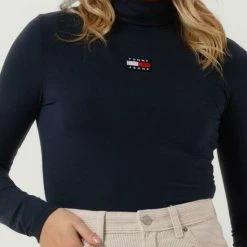 Hete verkoop 🤩 Tommy Hilfiger Slim Badge Trui Vrouwen - Maat M 🎉 -Dameskleding Verkoopwinkel 550x785 10