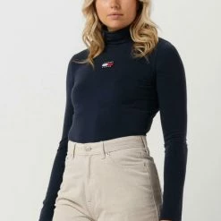 Hete verkoop 🤩 Tommy Hilfiger Slim Badge Trui Vrouwen - Maat M 🎉 -Dameskleding Verkoopwinkel 550x785 9