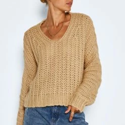 Beste Pirce 🔔 NOISY MAY NMSTEVE L/S V-NECK KNIT NOOS Dames Trui - Maat M 😍