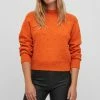 Begroting 😀 Vila Trui Vituli O-neck L/s Knit Top/su/pb 14075494 Burnt Orange Dames Maat - M 😀 -Dameskleding Verkoopwinkel 550x797 8