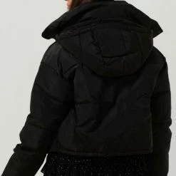 Beste Pirce 🤩 Colourful Rebel Ruya Jas Zwart Dames - Boxy Fit - Polyester - S 🔥 -Dameskleding Verkoopwinkel 550x798 3