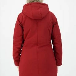 Aanbiedingen 😀 Kjelvik Dames Softshell Parka - Winterparka Softshell - Chanela - Rood - Maat 50 ⌛ -Dameskleding Verkoopwinkel 550x799 7
