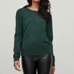 Flash-uitverkoop 💯 VILA VIRIL O-NECK L/S KNIT TOP - NOOS Dames Trui - Maat L 🥰 -Dameskleding Verkoopwinkel 550x800 6