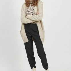 Top 10 🛒 Vila VIRIL OPEN LS KNIT CARDIGAN - NOOS ⌛ -Dameskleding Verkoopwinkel 550x801 2