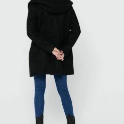 Beste Verkoop ❤️ JDY JDYSONYA LONG BOUCLE HOOD JACKET OTW HAB Dames Jas - Maat M 😍 -Dameskleding Verkoopwinkel 550x801 4