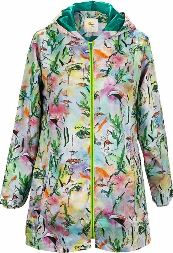 Groothandel โค๏ธ BiggDesign Faces - Dames Regenjas Waterdicht - Regenpak - Maat L ๐ 3 Groothandel โค๏ธ BiggDesign Faces - Dames Regenjas Waterdicht - Regenpak - Maat L ๐