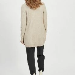 Top 10 🛒 Vila VIRIL OPEN LS KNIT CARDIGAN - NOOS ⌛ -Dameskleding Verkoopwinkel 550x805