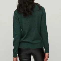 Flash-uitverkoop 💯 VILA VIRIL O-NECK L/S KNIT TOP - NOOS Dames Trui - Maat L 🥰 -Dameskleding Verkoopwinkel 550x806 4