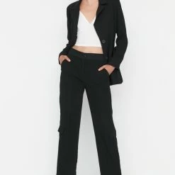 Aanbiedingen ⌛ Trendyol Vrouwen Normale Taille Rechtdoor Broek ⌛ -Dameskleding Verkoopwinkel 550x808