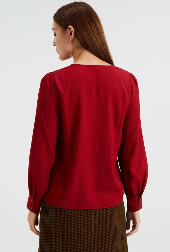 Flash-uitverkoop π WE Fashion Dames Blouse Met V-hals βοΈ 5 Flash-uitverkoop π WE Fashion Dames Blouse Met V-hals βοΈ - Afbeelding 3