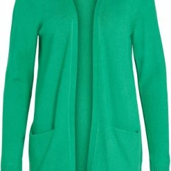 Begroting ❤️ Vila Dames Vest - Groen - Maat ✔️