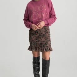 Coupon ❤️ Colourful Rebel Moon Nomad Trui Roze Dames - Loose Fit - Katoen - L 👏 -Dameskleding Verkoopwinkel 550x816 3