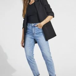 Coupon 🛒 ONLY EMILY LIFE High Waist Straight Fit Dames 👖 Jeans - Maat W25 X L30 🔥 -Dameskleding Verkoopwinkel 550x817 7