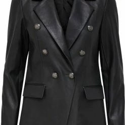 Coupon โ๏ธ ONLY ONLPIA FAUX LEATHER BLAZER OTW Dames Jas - Maat M โ
