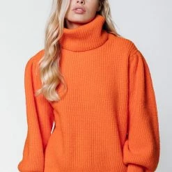 Nieuw 💯 Colourful Rebel Tani Trui Oranje Dames - Basic Fit - Katoen - S 🎉 -Dameskleding Verkoopwinkel 550x824 112