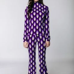 Goedkoop 🥰 Colourful Rebel Geo Broek Multicolor Dames - Polyester - XL 👏