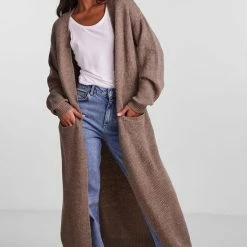 Uitgang 😀 PIECES PCJENNIFER LS LONG KNIT CARDIGAN NOOS QX Dames Vest - Maat XL-52/54 ✨