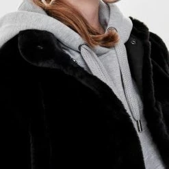 Coupon 👏 ONLY ONLVIDA FAUX FUR JACKET OTW Dames Jas - Maat L 😍 -Dameskleding Verkoopwinkel 550x824 34