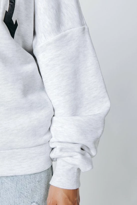 Aanbiedingen 🎉 Colourful Rebel Rebel Patch Trui Grijs Dames - Loose Fit - Katoen - M ⭐ 6 Aanbiedingen 🎉 Colourful Rebel Rebel Patch Trui Grijs Dames - Loose Fit - Katoen - M ⭐ - Afbeelding 4