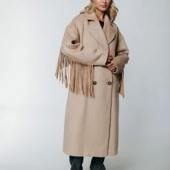 Uitgang 🥰 Colourful Rebel Koko Jas Beige Dames - Polyester - S 👏