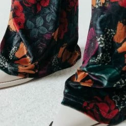 Begroting 🔔 Colourful Rebel Jolie Velvet Broek Multicolor Dames - Polyester - XL 😉 -Dameskleding Verkoopwinkel 550x824 93