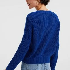 Begroting 💯 WE Fashion Dames Gebreide Trui Met Opengewerkt Dessin 🔥 -Dameskleding Verkoopwinkel 550x825 143