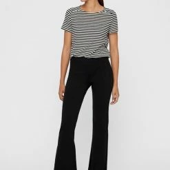 Beste Pirce 👍 VERO MODA VMKAMMA NW FLARED JERSEY PANT NOOS Dames Broek - Maat 34L 😀 -Dameskleding Verkoopwinkel 550x825 212