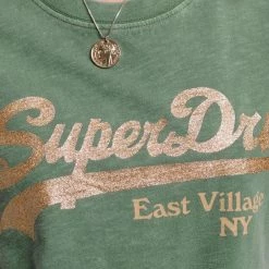 Coupon 😀 Superdry Dames T-shirt - Maat 40 👍 -Dameskleding Verkoopwinkel 550x825 215