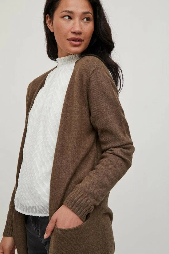 Nieuw ⌛ VILA VIRIL LONG L/S KNIT CARDIGAN - NOOS Dames Vest - Maat L 🎁 6 Nieuw ⌛ VILA VIRIL LONG L/S KNIT CARDIGAN - NOOS Dames Vest - Maat L 🎁 - Afbeelding 4